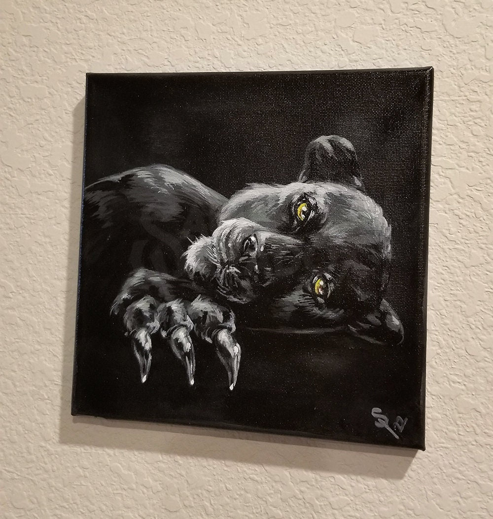 Panther Canvas - Original Acrylic Painting