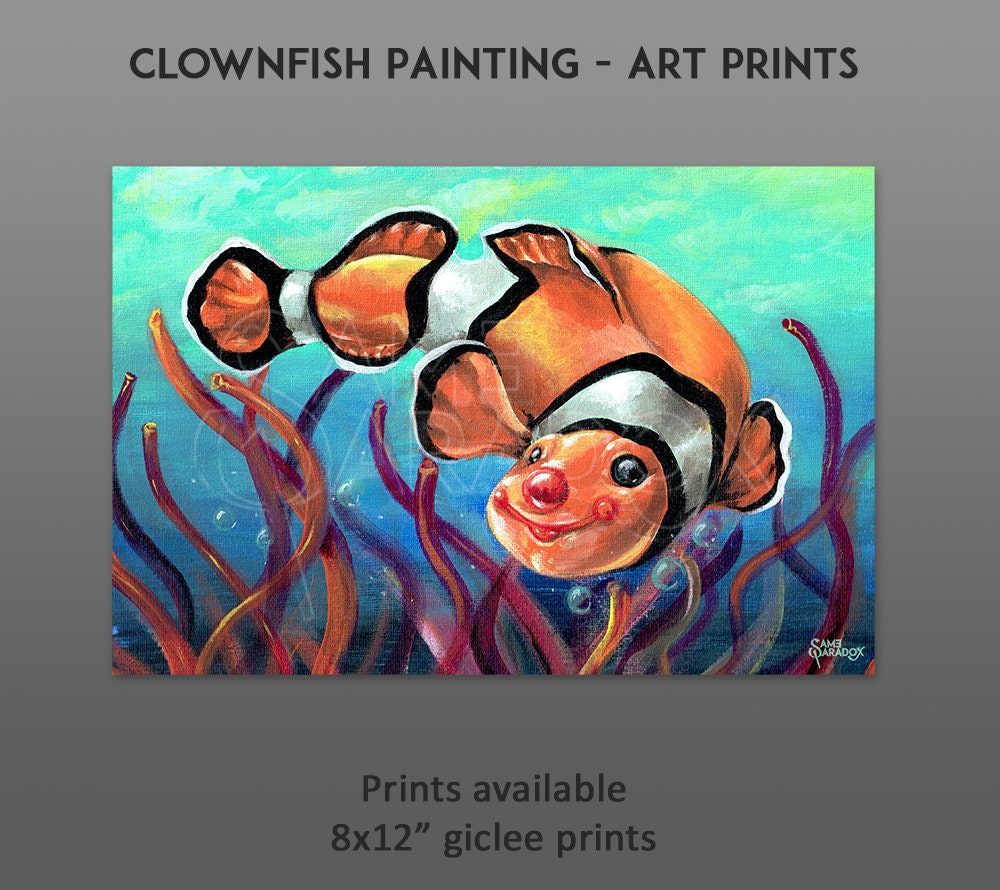 Clown Fish - Giclee Art Print