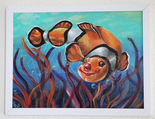 Clown Fish - Original Acrylic Painting