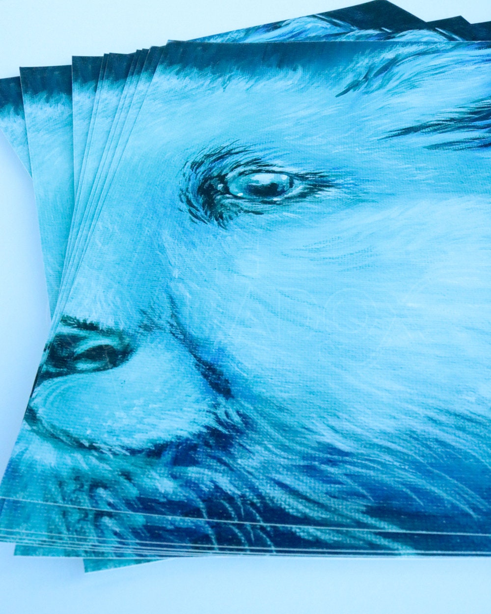 Blue Fox - Giclee Art Print