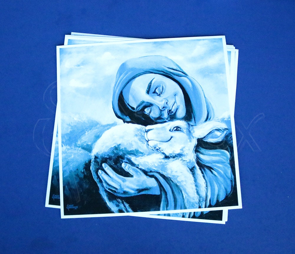 Mary Before Gabriel - Art Print