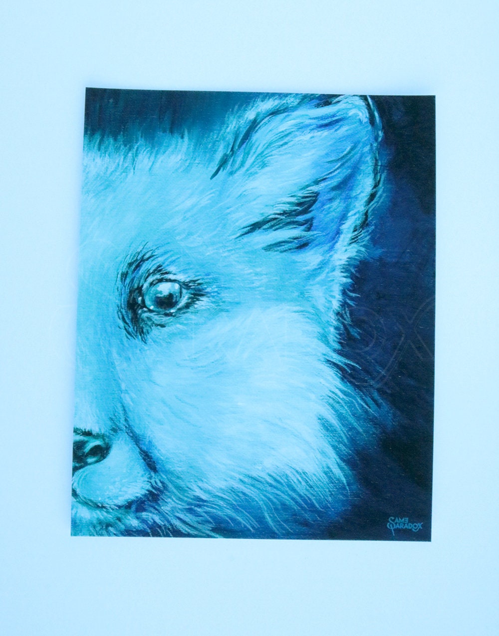 Blue Fox - Giclee Art Print