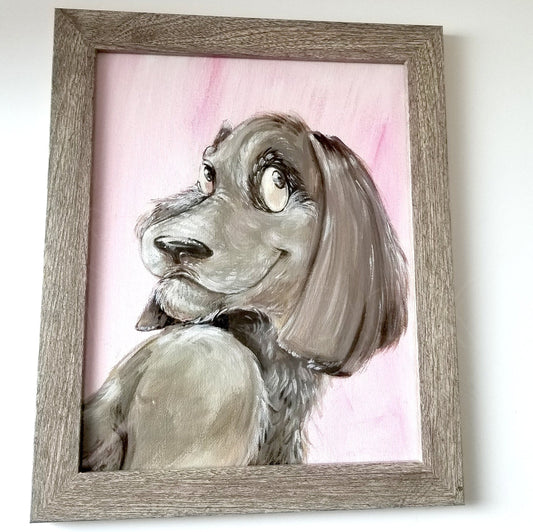 Dog - Original Acrylic Painting