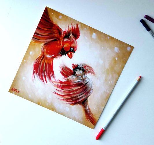 Cardinals - Giclee Art Print