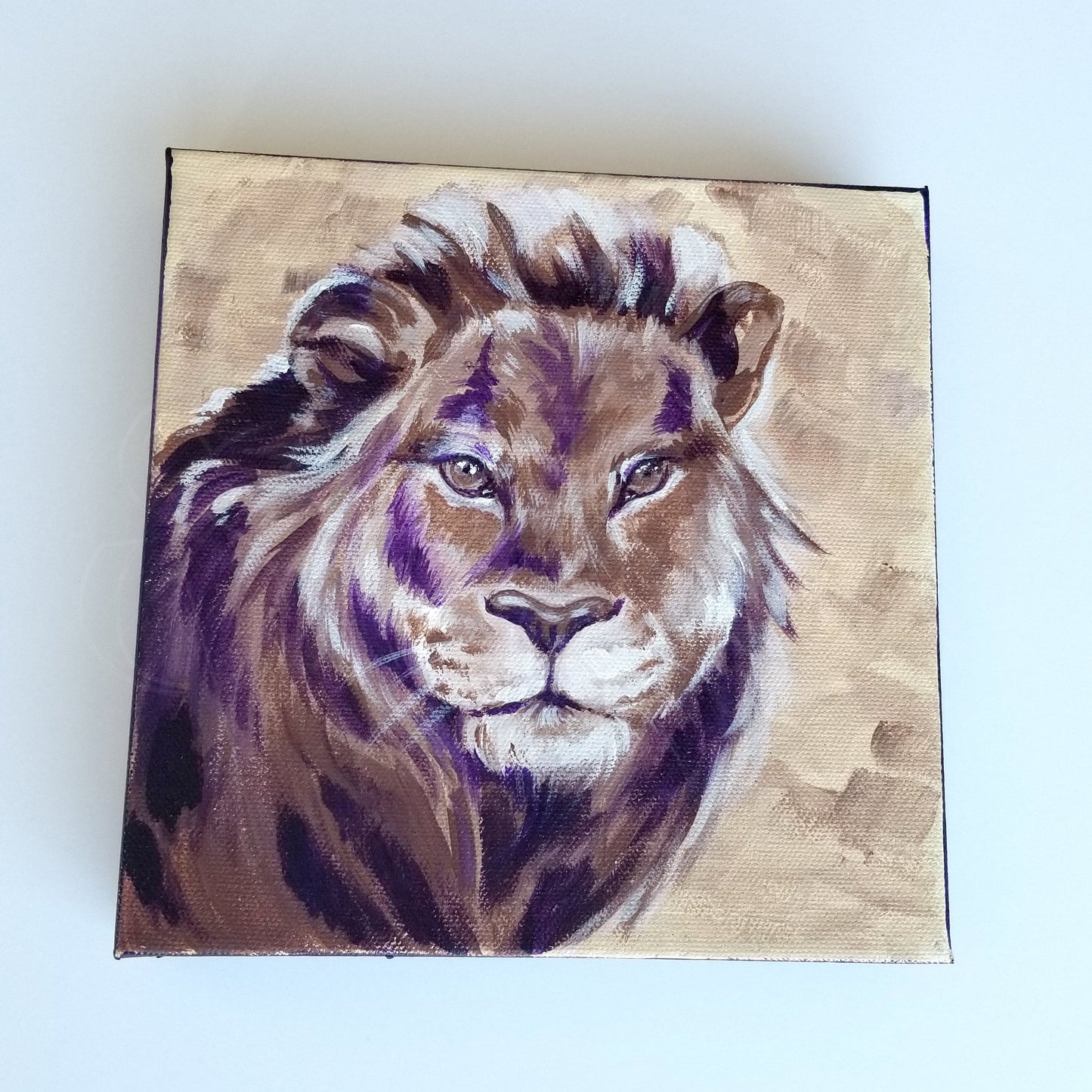 Lion - Original Acrylic Painting