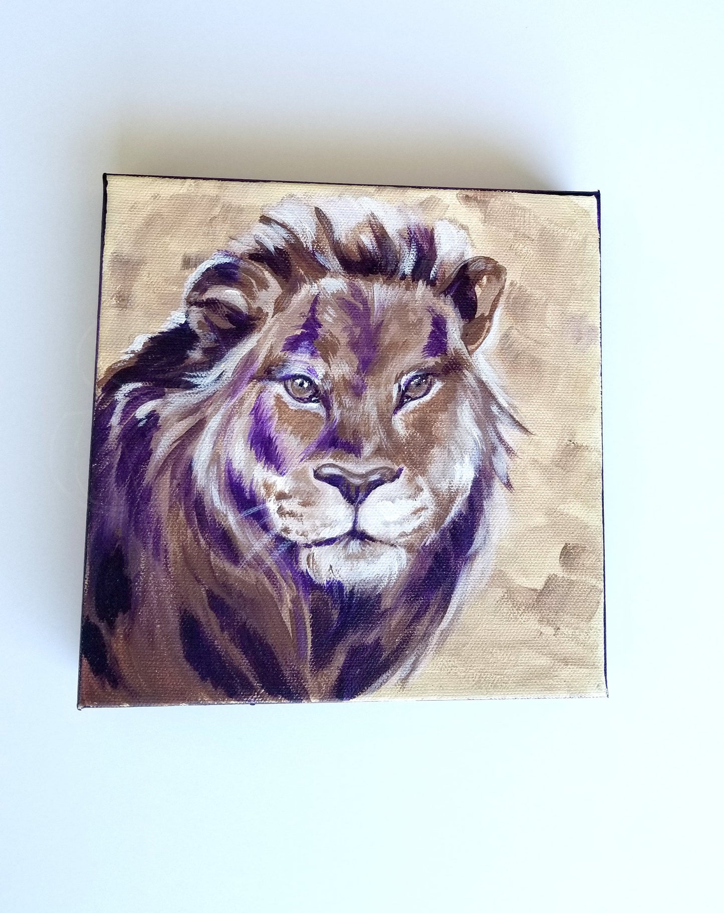 Lion - Original Acrylic Painting